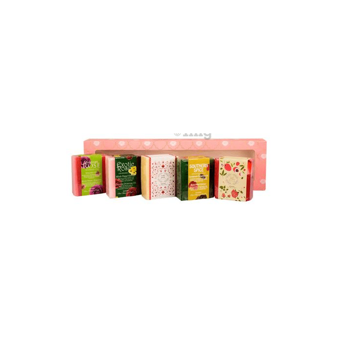 Nyassa Rose Collection - Set of 5 Soaps (150gm Each)