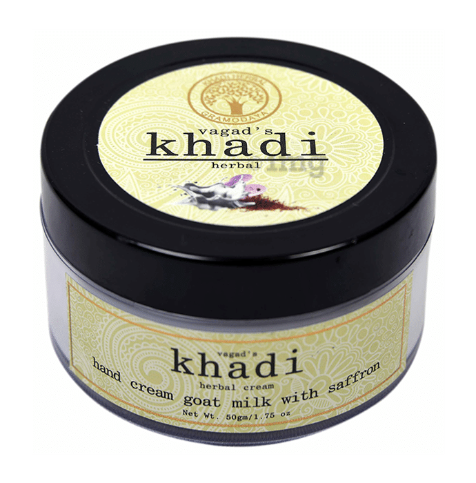 Vagad's Khadi Herbal Goat Milk with Saffron Hand Cream