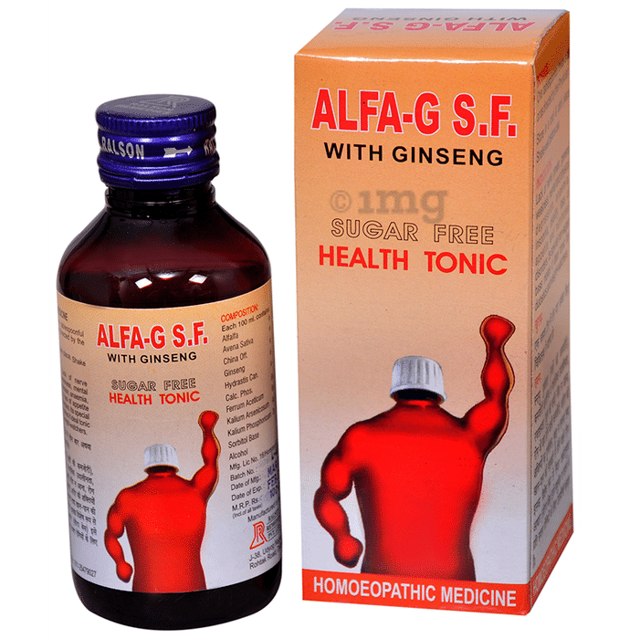 Ralson Remedies Alfa-G S.F. With Ginseng Health Tonic