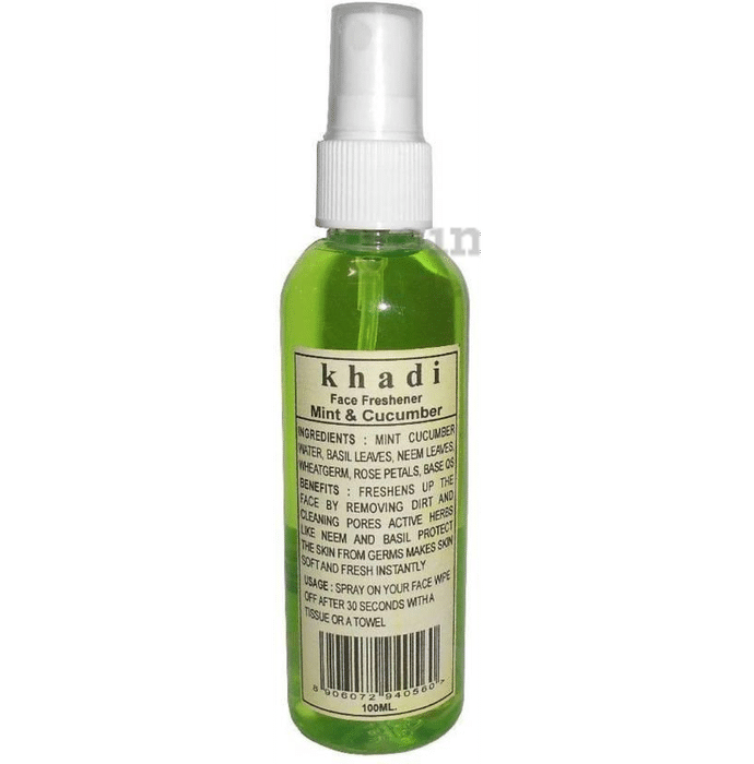 Khadi Herbal Mint & Cucumber Face Freshener
