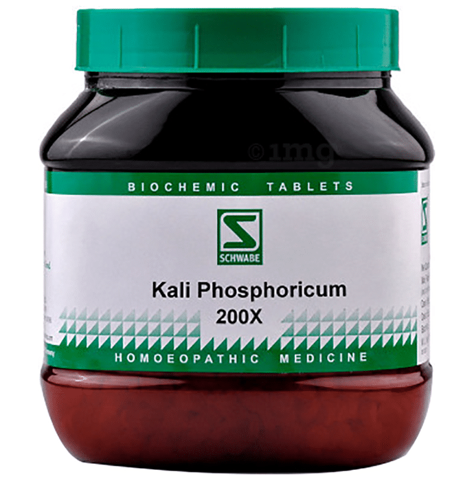 Dr Willmar Schwabe India Kali Phosphoricum Biochemic Tablet 200X