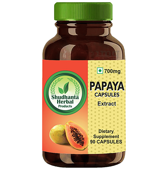 Shudhanta Herbal Papaya 700mg Capsule