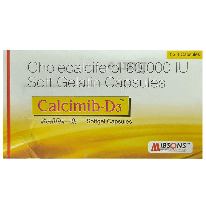 Calcimib -D3 Soft Gelatin Capsule
