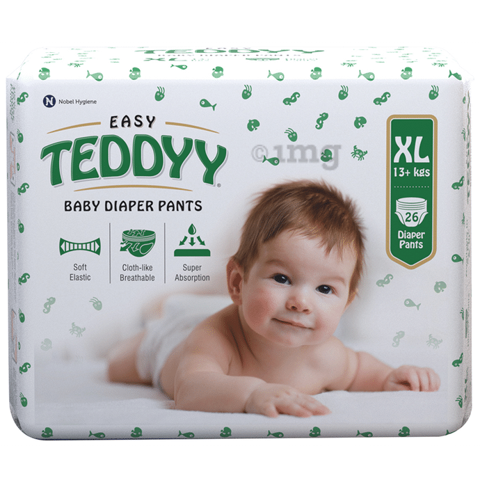 Buy Himalaya Total Care Baby Pants Diapers XLarge XL 54 Count 12   17 kg With AntiRash Shield Indian Aloe Vera and Yashad Bhasma Silky  Soft Inner Layer Online at Low Prices