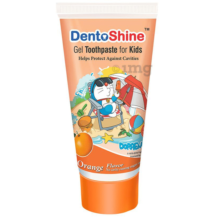 DentoShine Orange Gel Toothpaste for Kids
