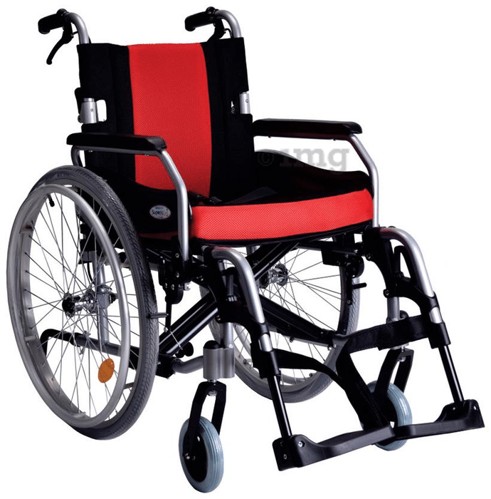 Vissco 2966 Superio Aluminium Wheelchair with Removable Big Wheels Universal