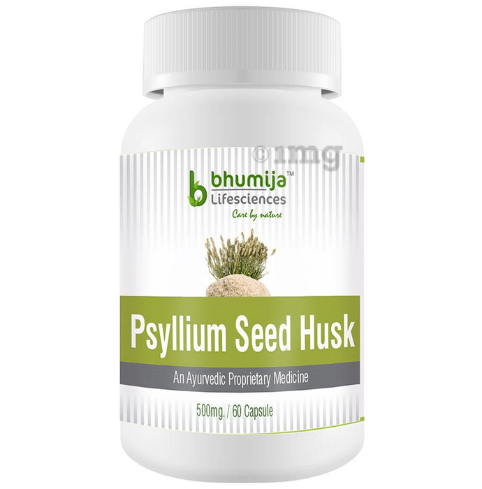 Bhumija Lifesciences Psyllium Seed Husk 500mg Capsule