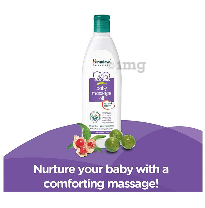 Himalaya Baby Massage Oil with Olive Oil Winter Cherry