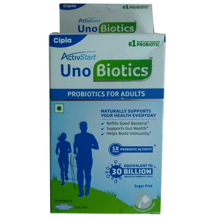 ActivStart UnoBiotics Probiotics Sachet for Adults' Gut Health | Sugar Free Sugar Free