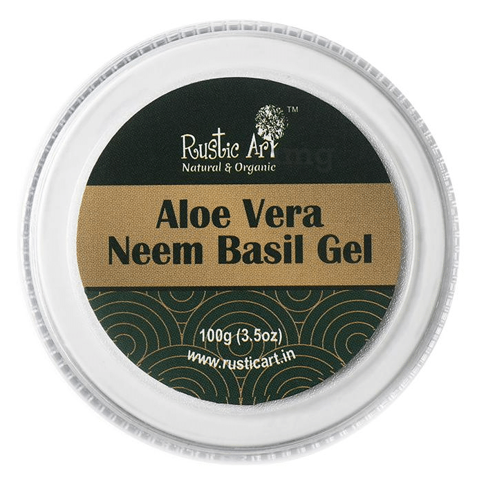 Rustic Art Organic Aloe Vera Neem Basil Gel