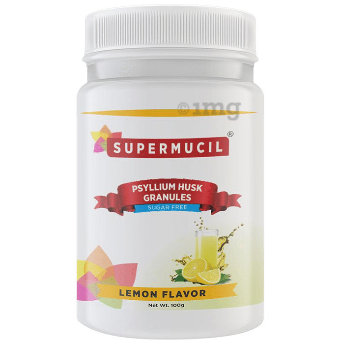 Supermucil Psyllium Husk Granules Lemon Sugar Free