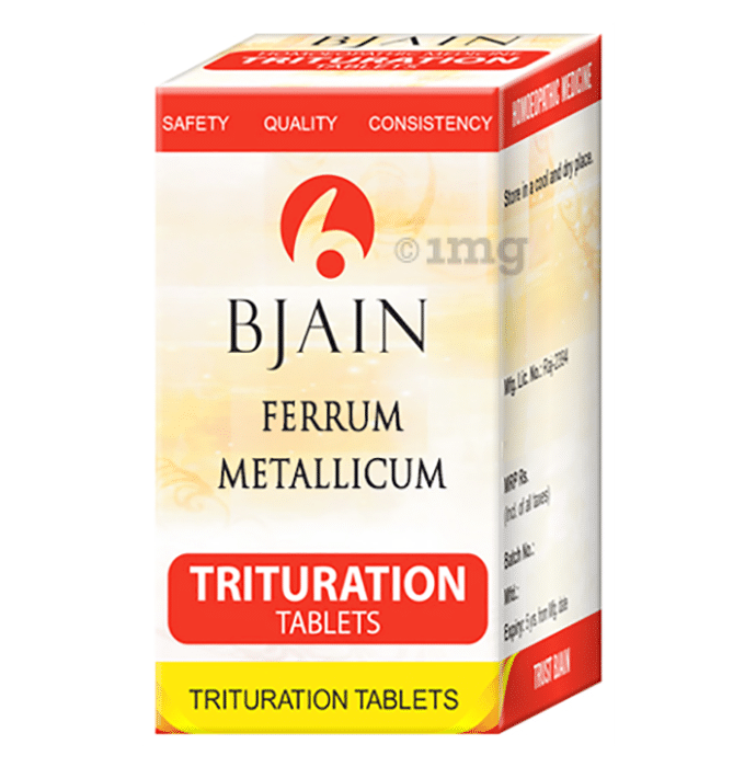 Bjain Ferrum Metallicum Trituration Tablet 6X