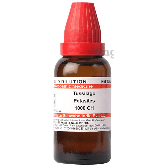 Dr Willmar Schwabe India Tussilago Petasites Dilution 1000 CH