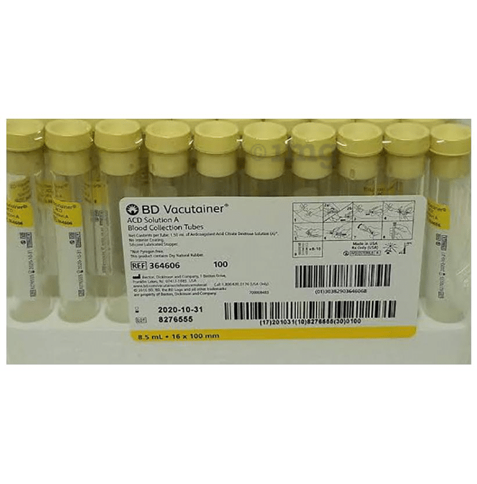 BD 364606 Vacutainer with ACD Solution A Blood Collection Tube
