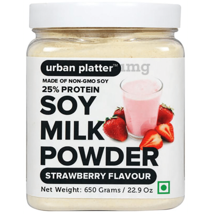 Urban Platter Soy Milk Powder Strawberry