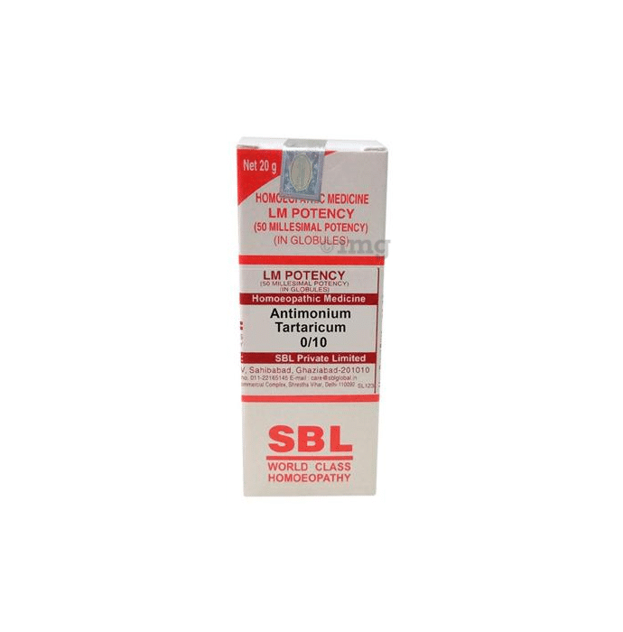 SBL Antimonium Tartaricum 0/10 LM