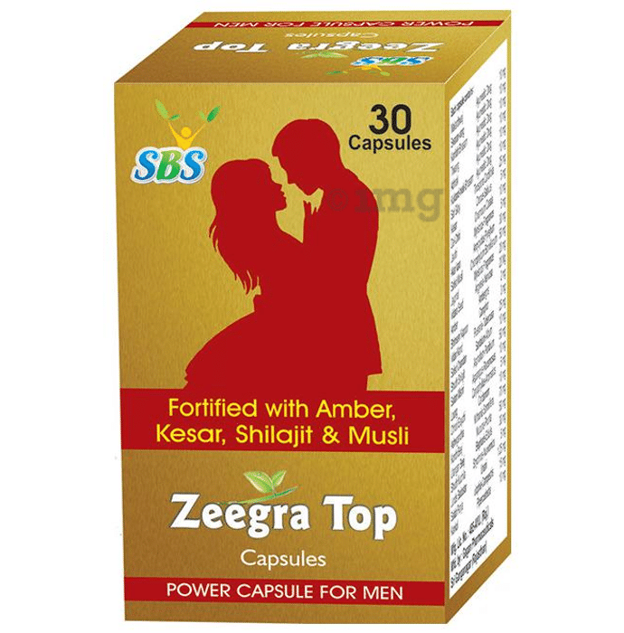 SBS Zeegra Top Capsule | Enriched with Amber, Kesar, Shilajit & Musli