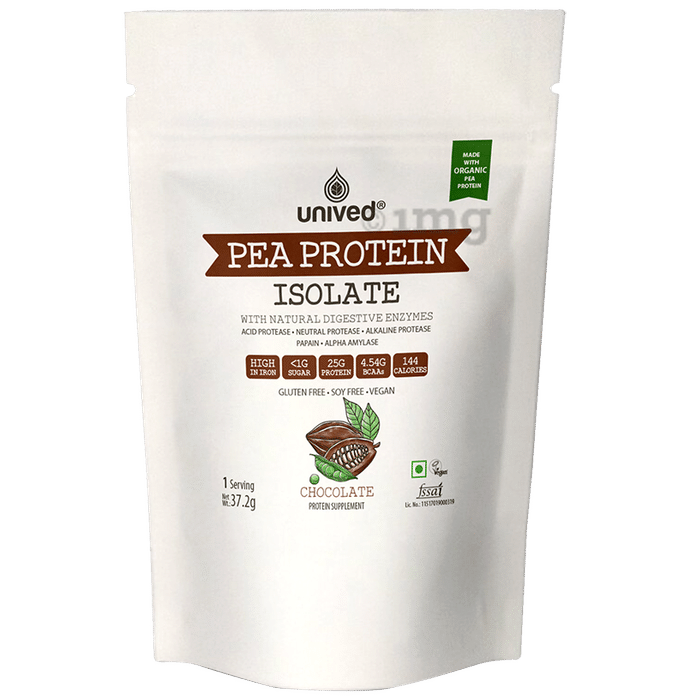 Unived Pea Protein Isolate with Natural Digestive Enzymes Chocolate