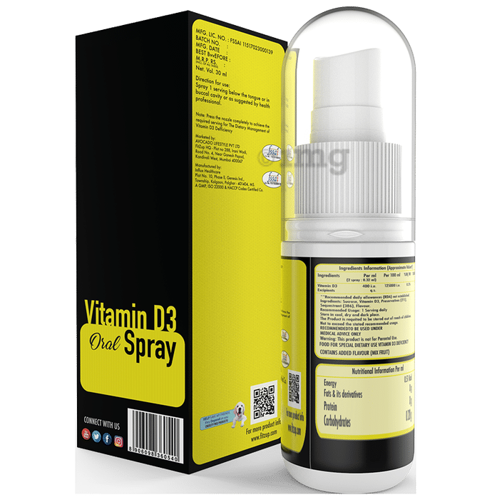 Fitzup Vitamin D3 Oral Spray