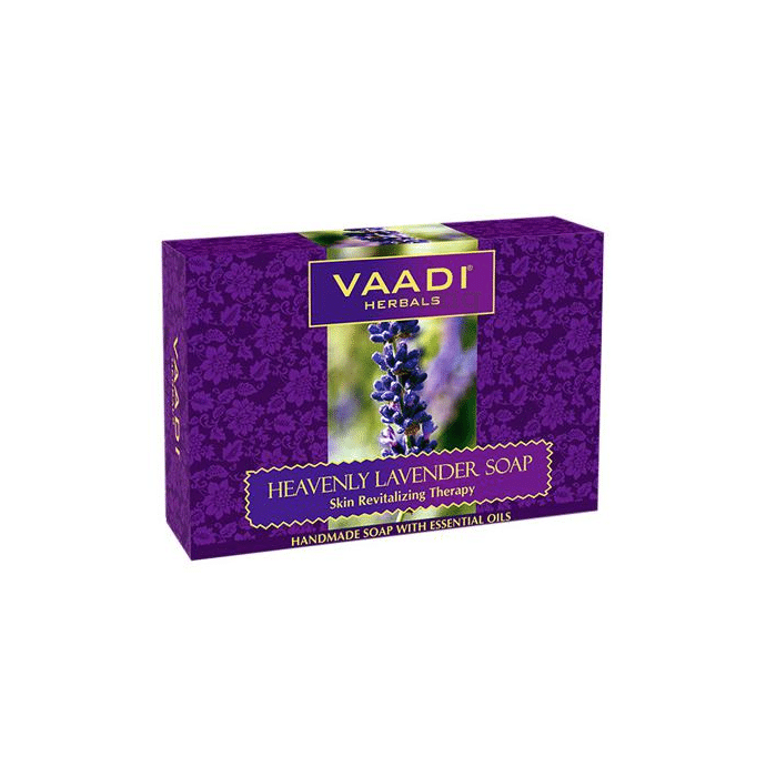 Vaadi Herbals Value Pack of Heavenly Lavender Soap with Rosemary Extract (75gm Each)