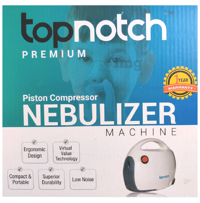 Topnotch Premium Piston Compressor Nebulizer Machine