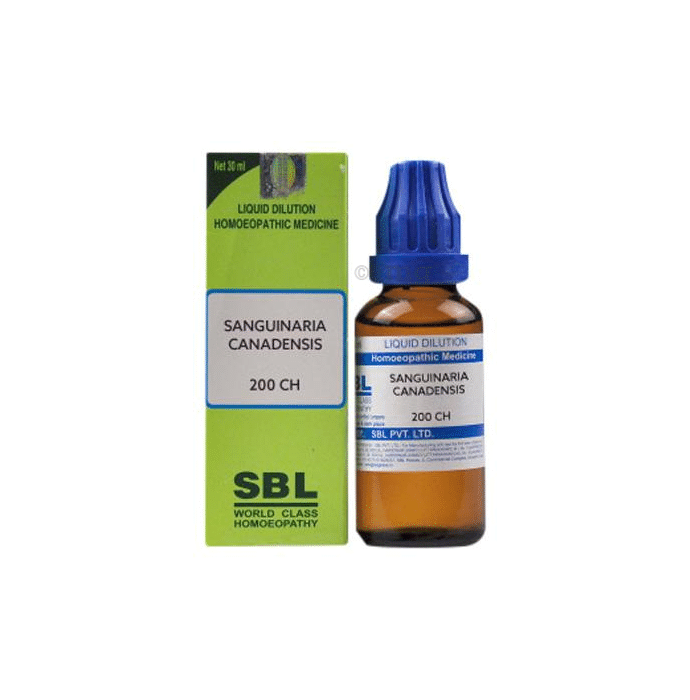 SBL Sanguinaria Canadensis Dilution 200 CH
