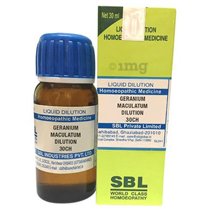 SBL Geranium Maculatum Dilution 30 CH