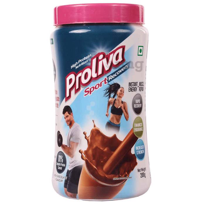 Nutrisattva Proliva Sport Recovery High Protein Powder Rich Chocolate