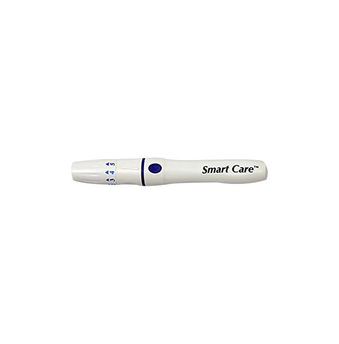 Smart Care Lancet Device with Smart Care Lancets Needle 30G 100 Pcs