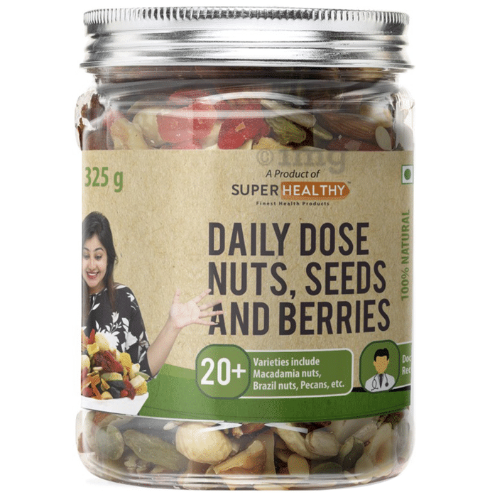 Super Healthy Super Healthy Daily Dose Nuts, Seeds & Berries-Organic Trail Mix, 20+ Varieties like Almonds, Cranberries, Pumpkin