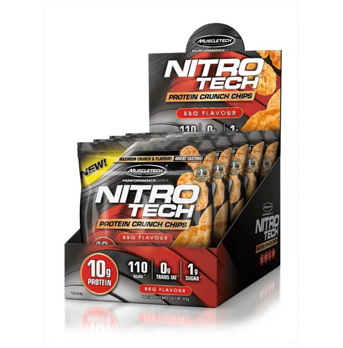 Muscletech Nitro Tech Protein Crunch Chips (25gm) BBQ