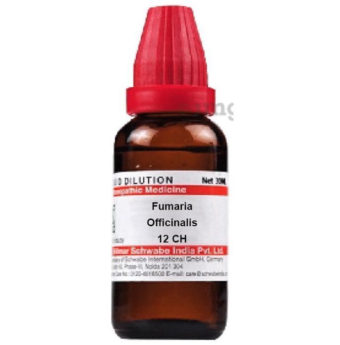 Dr Willmar Schwabe India Fumaria Officinalis Dilution 12 CH