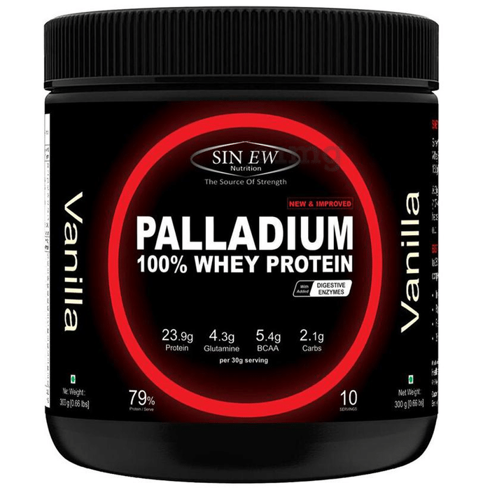 Sinew Nutrition Palladium 100% Whey Protein with Digestive Enzymes Vanilla