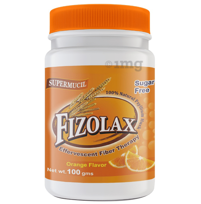 Supermucil Fizolax Powder Orange Sugar Free
