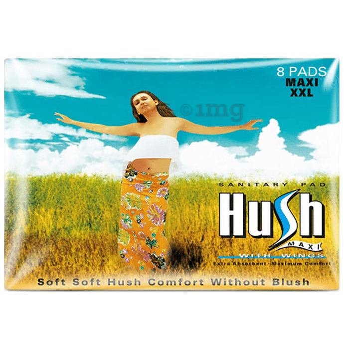 Hush Maxi Sanitary Pads with Wings XXL