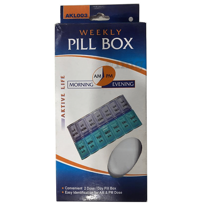 Aktive Life Weekly Pill Box