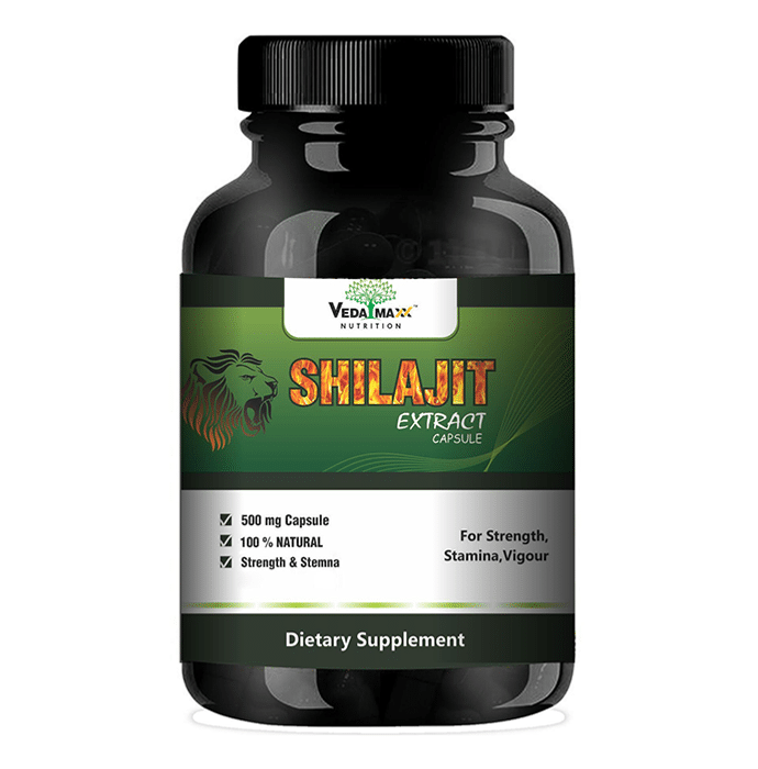Veda Maxx Nutrition Shilajit Extract 500mg Capsule