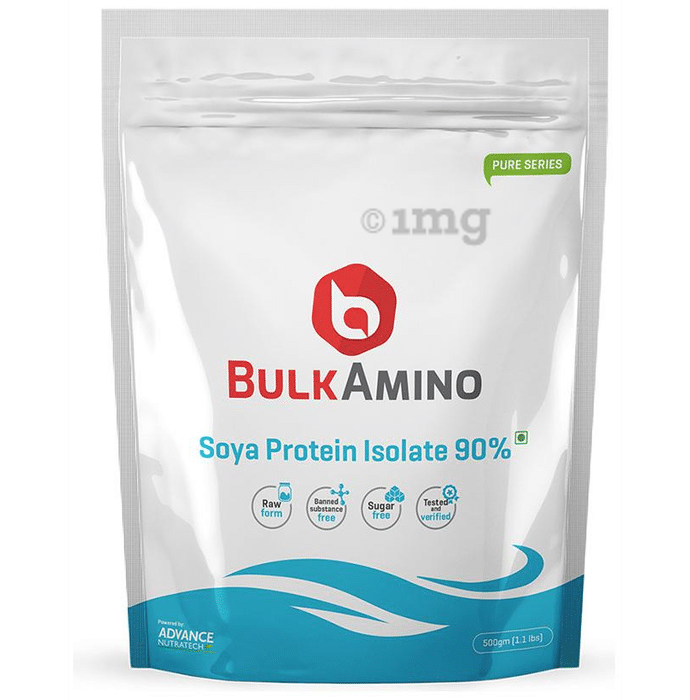 Advance Nutratech BulkAmino Soya Protein Isolate 90% Powder Unflavoured