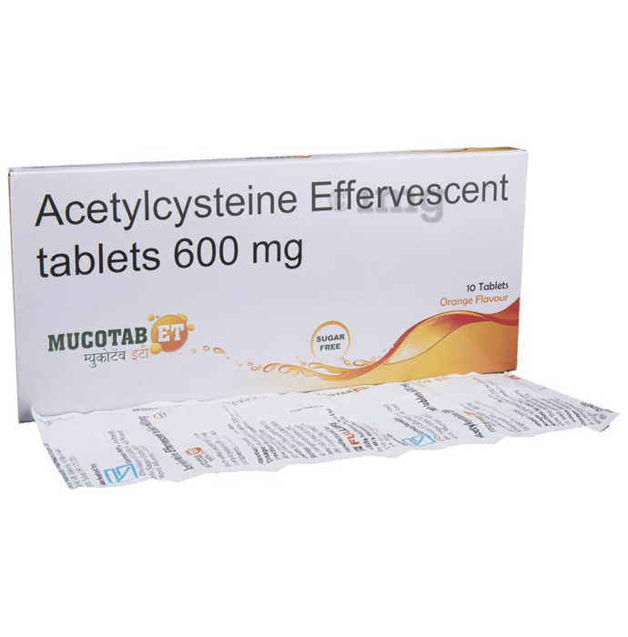 Mucotab ET Tablet Orange Sugar Free