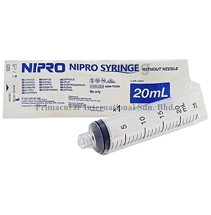 Nipro Syringe with Needle 20ml