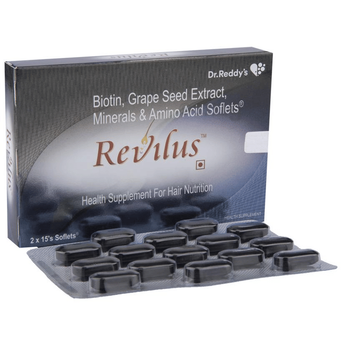 Revilus Soflets Multivitamin for Hair Growth, with Micronutrients