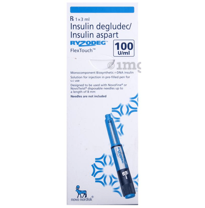 Ryzodeg 100IU/ml Flextouch