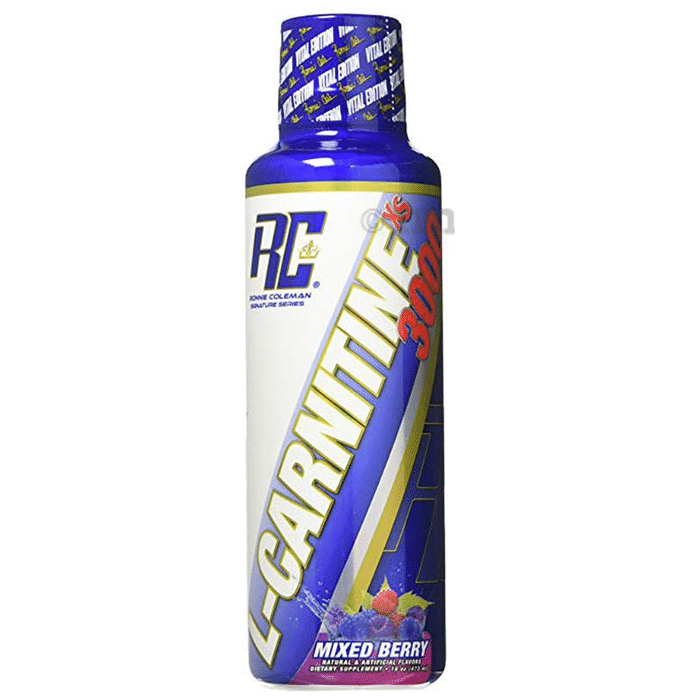 Ronnie Coleman L-Carnitine XS 3000 for Lean Muscle Support Mixed Berry