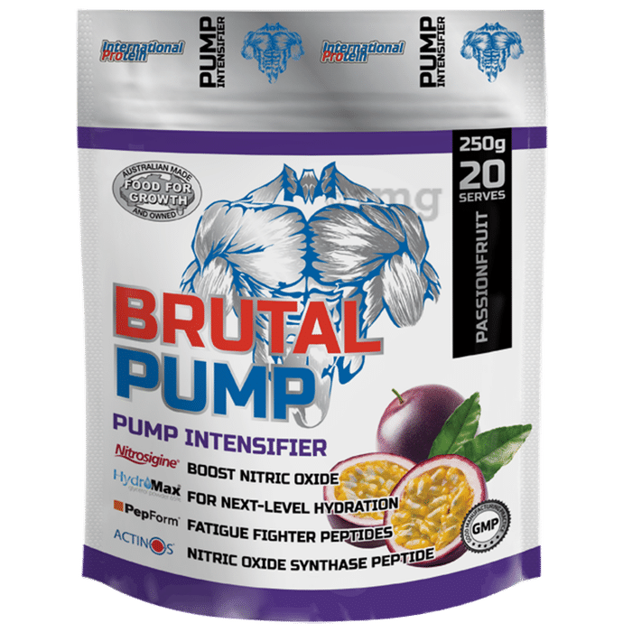International Protein Brutal Pump Powder Passion Fruit
