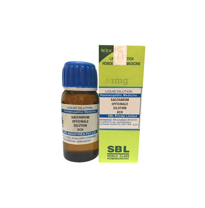 SBL Saccharum Officinale Dilution 6 CH
