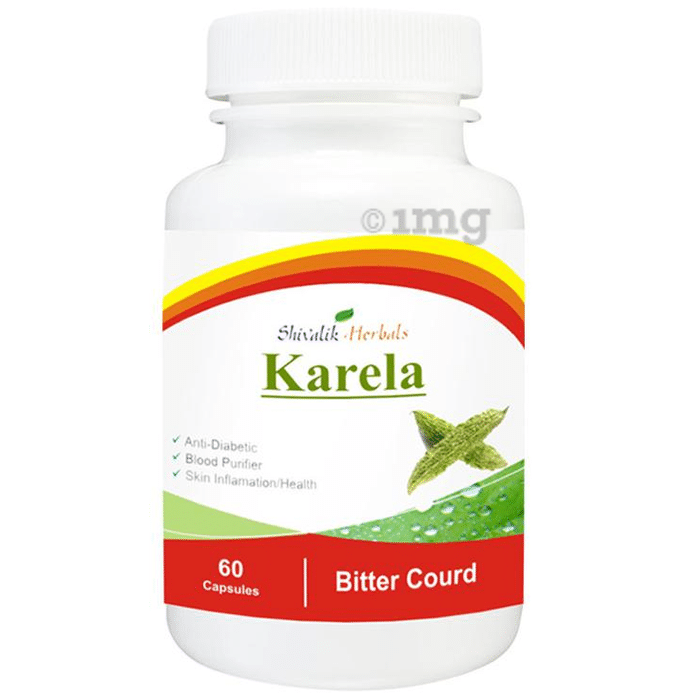 Shivalik Herbals Karela 500mg Capsule Pack of 2