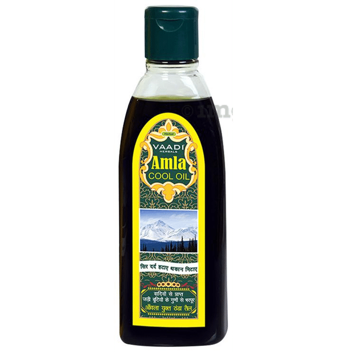 Vaadi Herbals Value Pack of Amla Cool Oil with Brahmi & Amla Extract