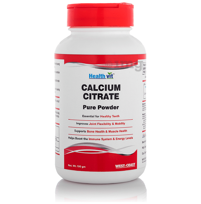 HealthVit Calcium Citrate Pure Powder