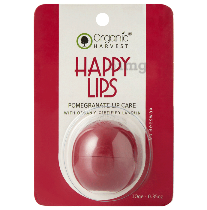 Organic Harvest Happy Lips Color Lip Balm Pomegranate