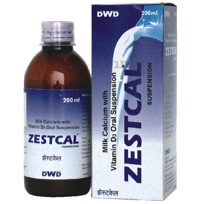 Zestcal Milk Calcium with Vitamin D Oral Suspension